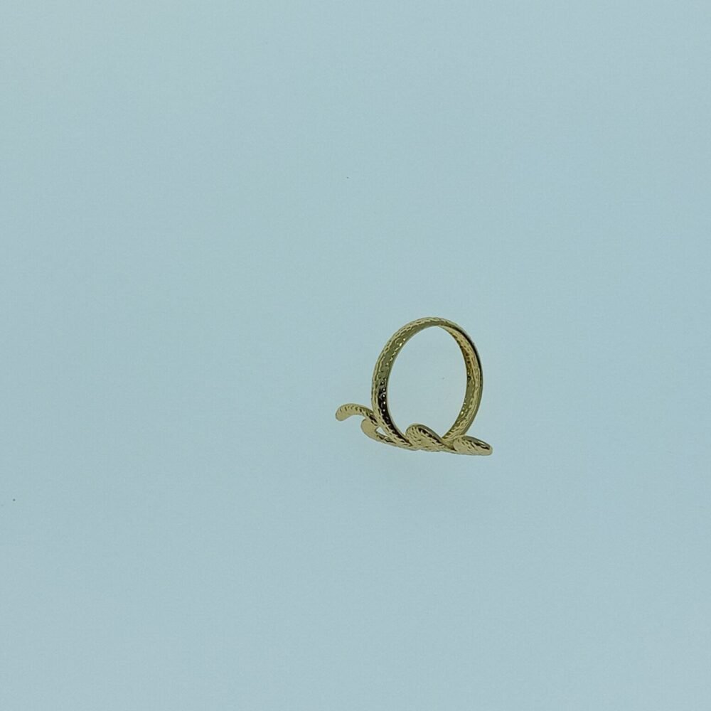 Bague Serpent Dorée Femme – Ajustable – Bijou Tendance et Intemporel – Image 3